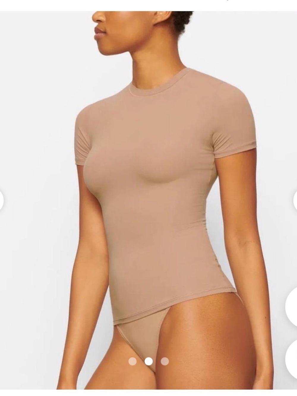 Skims Tan soft smoothing T*Shirt  Size 2X